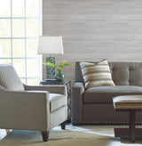 Cattail Weave Grey Peel & Stick Wallpaper with Weaves Pattern, Modern Matte Non Woven - York PSW1280RL