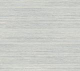 Cattail Weave Blue Peel & Stick Wallpaper with Woven Grasscloth Look - York PSW1281RL