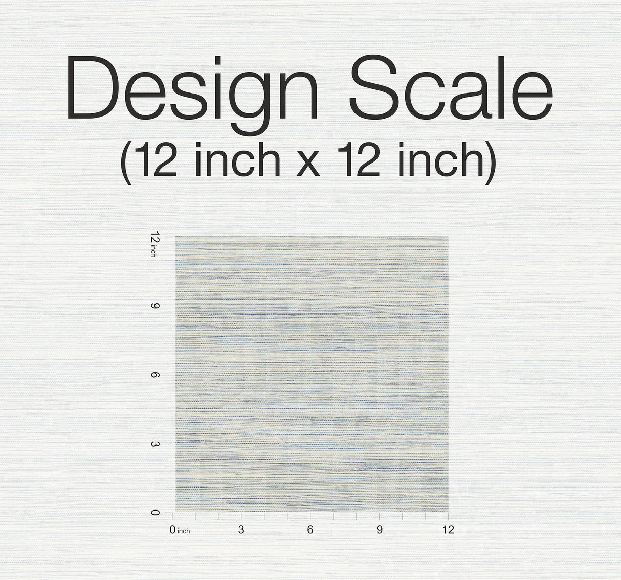 Cattail Weave Blue Peel & Stick Wallpaper with Woven Grasscloth Look - York PSW1281RL