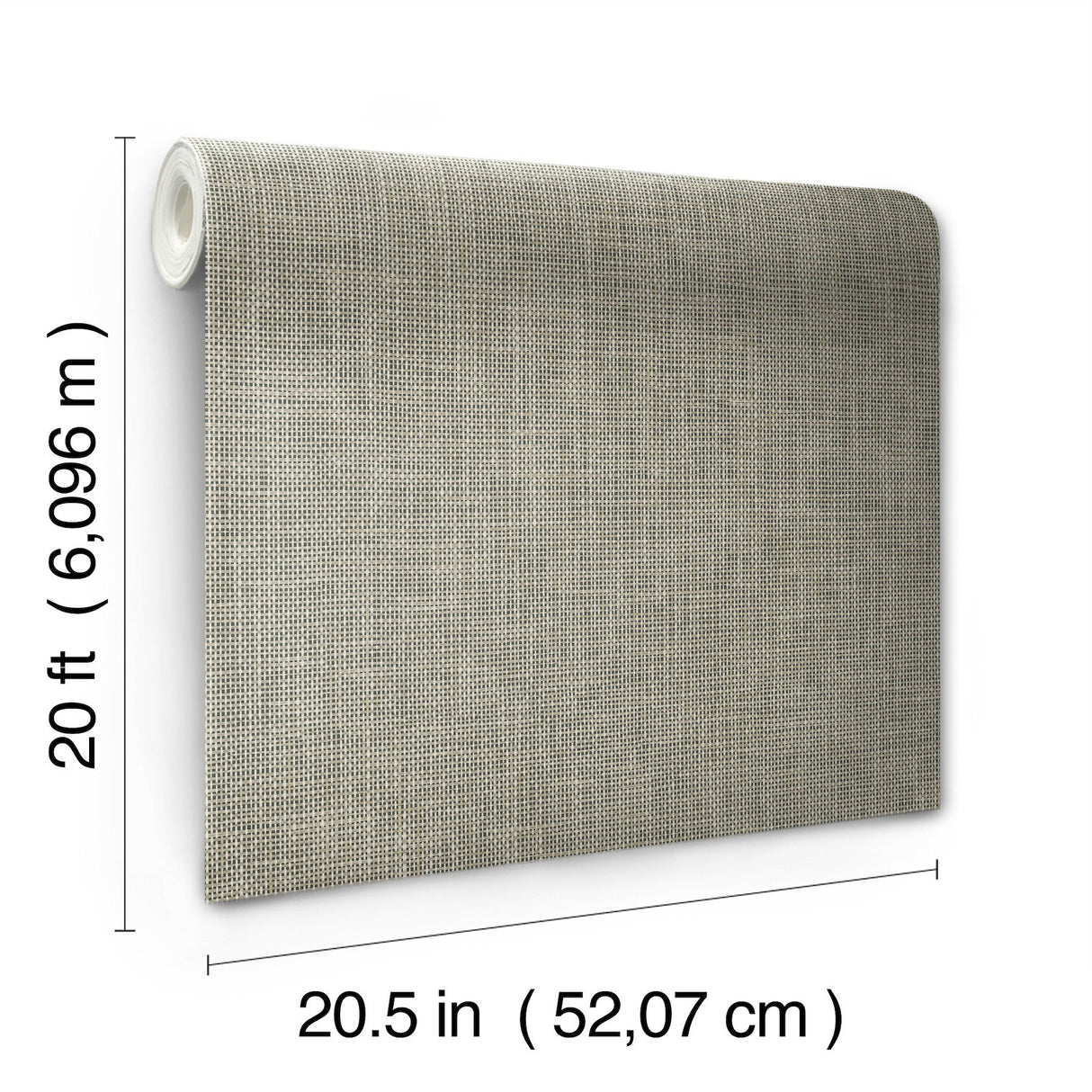 Reed Basket Brown Peel & Stick Wallpaper with Woven Weaves Pattern - York PSW1282RL