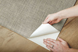 Reed Basket Brown Peel & Stick Wallpaper with Woven Weaves Pattern - York PSW1282RL