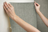 Reed Basket Brown Peel & Stick Wallpaper with Woven Weaves Pattern - York PSW1282RL