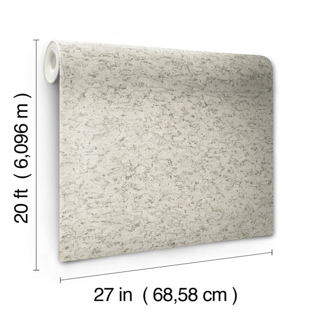Shimmering Cork Beige Peel & Stick Wallpaper
