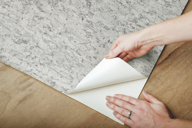 Shimmering Cork Grey Peel & Stick Wallpaper with Faux Cork Texture - York PSW1292RL