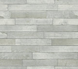 Warehouse Planks Grey Peel & Stick Wallpaper with Weathered Wood Plank Pattern - York PSW1295RL
