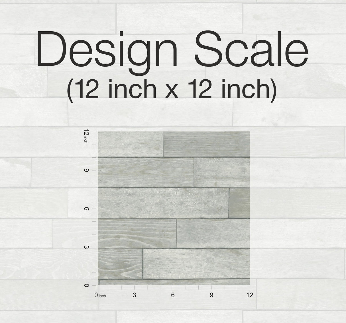 Warehouse Planks Grey Peel & Stick Wallpaper with Weathered Wood Plank Pattern - York PSW1295RL