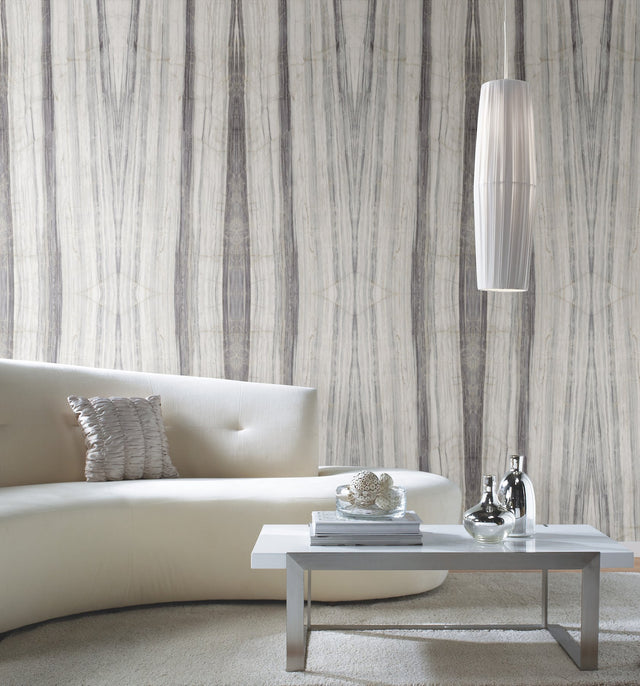 Spanish Marble Grey Peel & Stick Mural with Stone Look Pattern - York PSW1297M