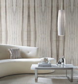 Spanish Marble Taupe Peel & Stick Mural with Stone-Look Geometric Veining - York PSW1298M