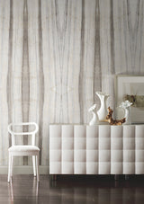 Spanish Marble Taupe Peel & Stick Mural with Stone-Look Geometric Veining - York PSW1298M
