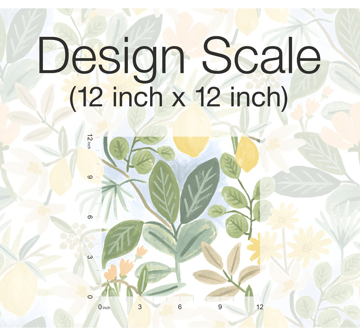 Amalfi Pink & Green Peel & Stick Wallpaper with Botanical Lemon Grove Motif - York PSW1319RL
