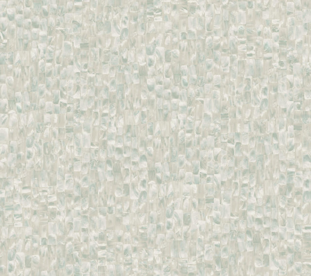 Mother of Pearl Blue & Green Peel & Stick Wallpaper