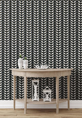 Elegant Birds Black & Gold Metallic Peel & Stick Wallpaper with Metallic Egrets Motif - York PSW1345RL