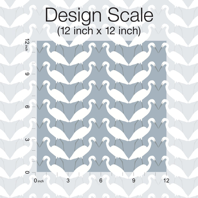 Elegant Birds Blue Peel & Stick Wallpaper with Matte Non-Woven Animal Motif - York PSW1347RL