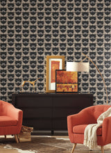 Reclining Cheetahs Black Peel & Stick Wallpaper with Animal Motif - York PSW1355RL