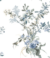 Wild Flowers Jade Peel & Stick Wallpaper by York Wallcoverings PSW1367RL