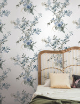 Wild Flowers Jade by York Wallcoverings Peel & Stick Wallpaper – York Wallcoverings PSW1367RL