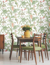 Fiji Garden Pink by York Wallcoverings Peel & Stick Wallpaper – York Wallcoverings PSW1369RL