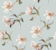 York Wallcoverings Large Parrot Tulip White peel and stick wallpaper roll, 27 in x 20 ft