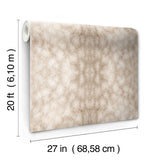 Palomino Tan Peel & Stick Wallpaper with Equine Dapple Pattern, Non Woven, 27-in x 20-ft - York PSW1376RL