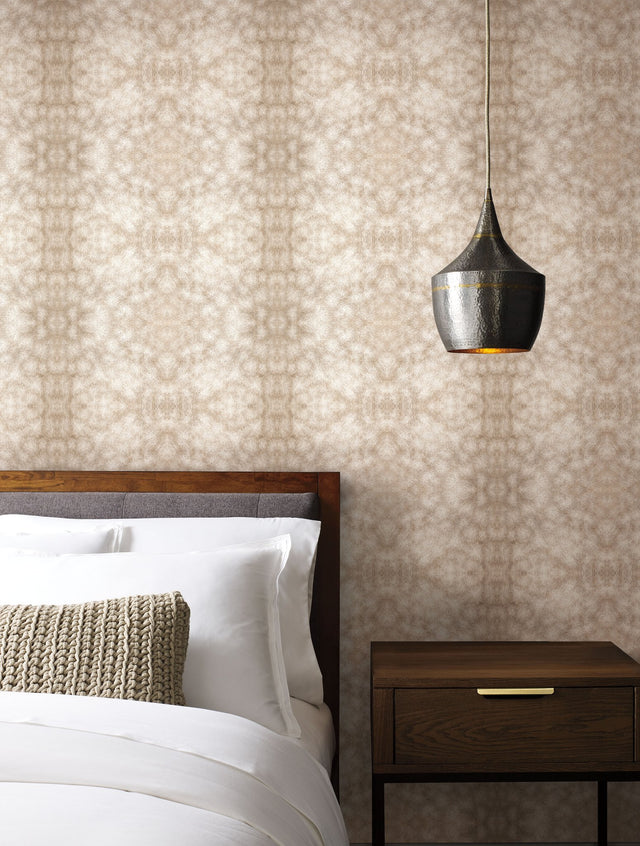 Palomino Tan Peel & Stick Wallpaper with Equine Dapple Pattern, Non Woven, 27-in x 20-ft - York PSW1376RL