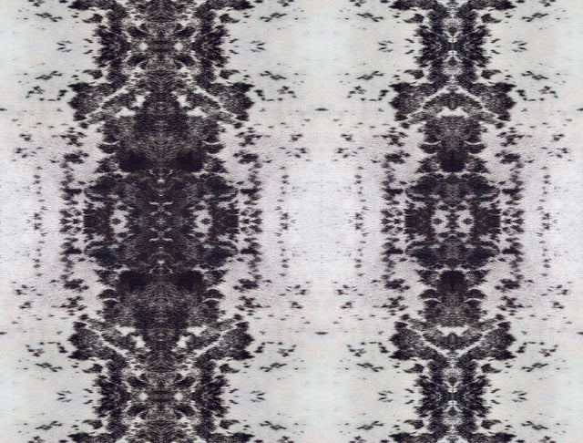 Marbled Appaloosa Black Peel & Stick Wallpaper with Equestrian Spotted Motif - York PSW1380RL