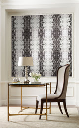 Marbled Appaloosa Black Peel & Stick Wallpaper with Equestrian Spotted Motif - York PSW1380RL