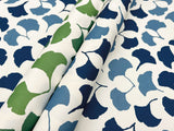 Forest Glade Forest Green Peel & Stick Wallpaper with Botanical Ginkgo Leaf Pattern - York PSW1389RL