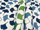 Forest Glade Forest Green Peel & Stick Wallpaper with Botanical Ginkgo Leaf Pattern - York PSW1389RL