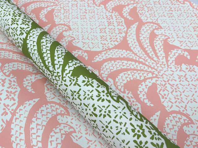 Colony Club Palm Green Peel & Stick Wallpaper with Pineapple Botanical Motif - York PSW1392RL
