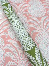 Colony Club Palm Green Peel & Stick Wallpaper with Pineapple Botanical Motif - York PSW1392RL