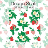 Berry Nice Berry Pink Peel & Stick Wallpaper with Botanical Strawberry Motif - York PSW1395RL