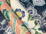 Temple Garden Barbados Green Peel & Stick Wallpaper with Botanical Floral Pattern - York PSW1406RL