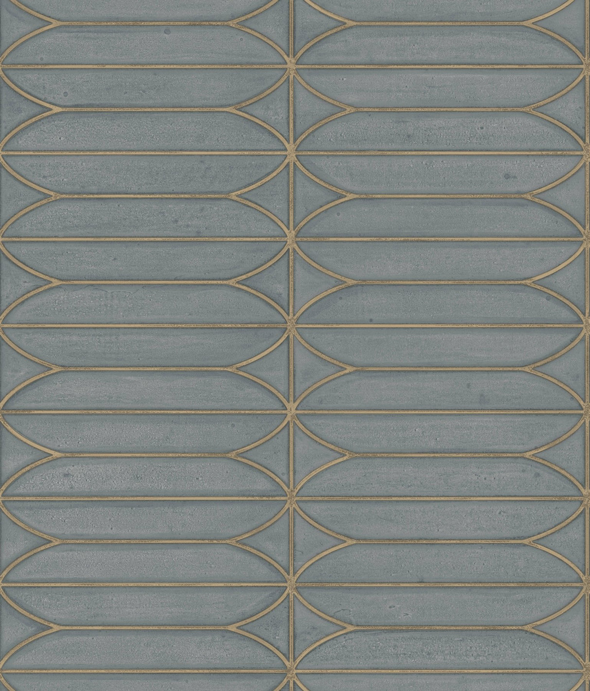Pavilion Charcoal Peel & Stick Wallpaper with Geometric Metallic Motif - York PSW1410RL