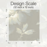 Midnight Blooms Light Blue & Grey Peel & Stick Wallpaper with Watercolor Floral Motif - York PSW1415RL