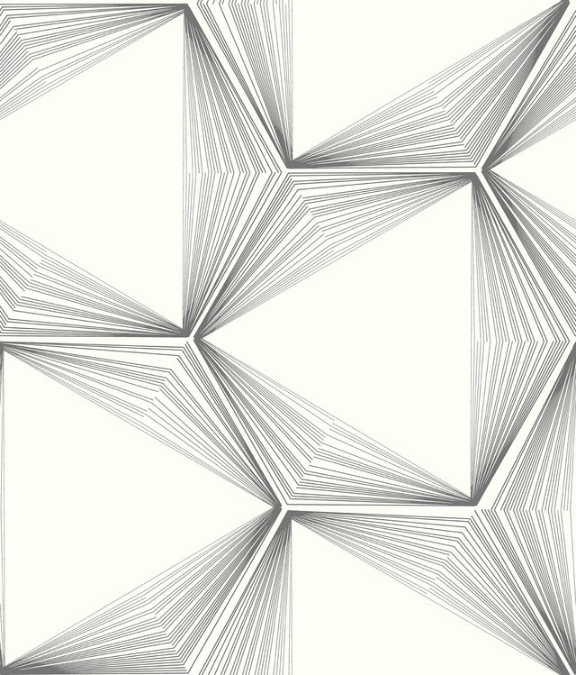 Honeycomb Charcoal Peel & Stick Wallpaper with Geometric Honeycomb Pattern - York PSW1417RL