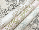 Cottontail Toile Vintage Duck Egg Peel & Stick Wallpaper with Whimsical Rabbit Damask - York PSW1435RL