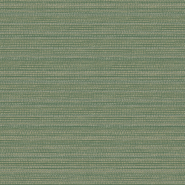 Tick Mark Texture Meadow Green Peel & Stick Wallpaper with Geometric Woven Motif - York PSW1448RL