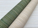 Tick Mark Texture Warm Wheat Peel & Stick Wallpaper with Geometric Woven Motif - York PSW1449RL