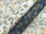 Lemon Grove Vintage Duck Egg Peel & Stick Wallpaper with Botanical Citrus Motif - York PSW1453RL