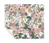 Garden Party Blush Multi Peel & Stick Wallpaper with Floral Pattern - York PSW1483RL
