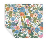 Garden Party Cobalt Multi Peel & Stick Wallpaper with Floral Pattern - York PSW1485RL