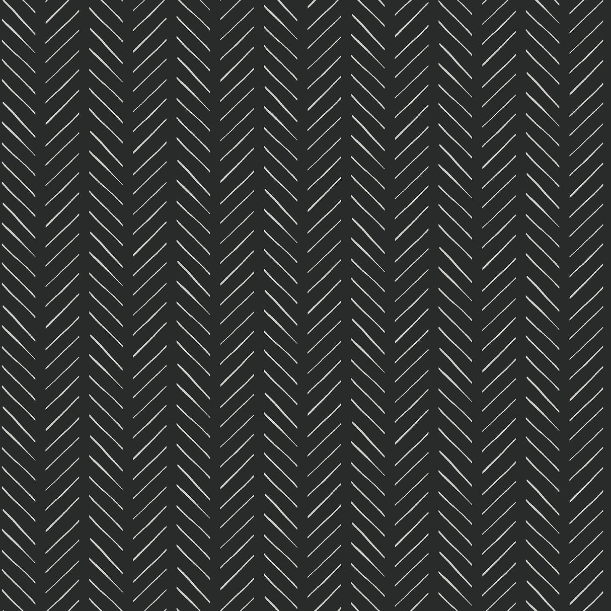 Pick Up Sticks Black Peel & Stick Non Woven Wallpaper with Bohemian Herringbone Stripe - York PSW1488RL