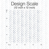 Pick Up Sticks Navy Peel & Stick Wallpaper with Bohemian Herringbone Stripe - York PSW1489RL