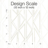 Magnolia Home Sideways Sketch Beige Geometric Peel & Stick Wallpaper - York PSW1498RL