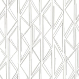 Sideways Sketch Grey Geometric Peel & Stick Wallpaper - York PSW1500RL