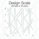 Sideways Sketch Blue Peel & Stick Wallpaper with Geometric Triangle Pattern - York PSW1501RL