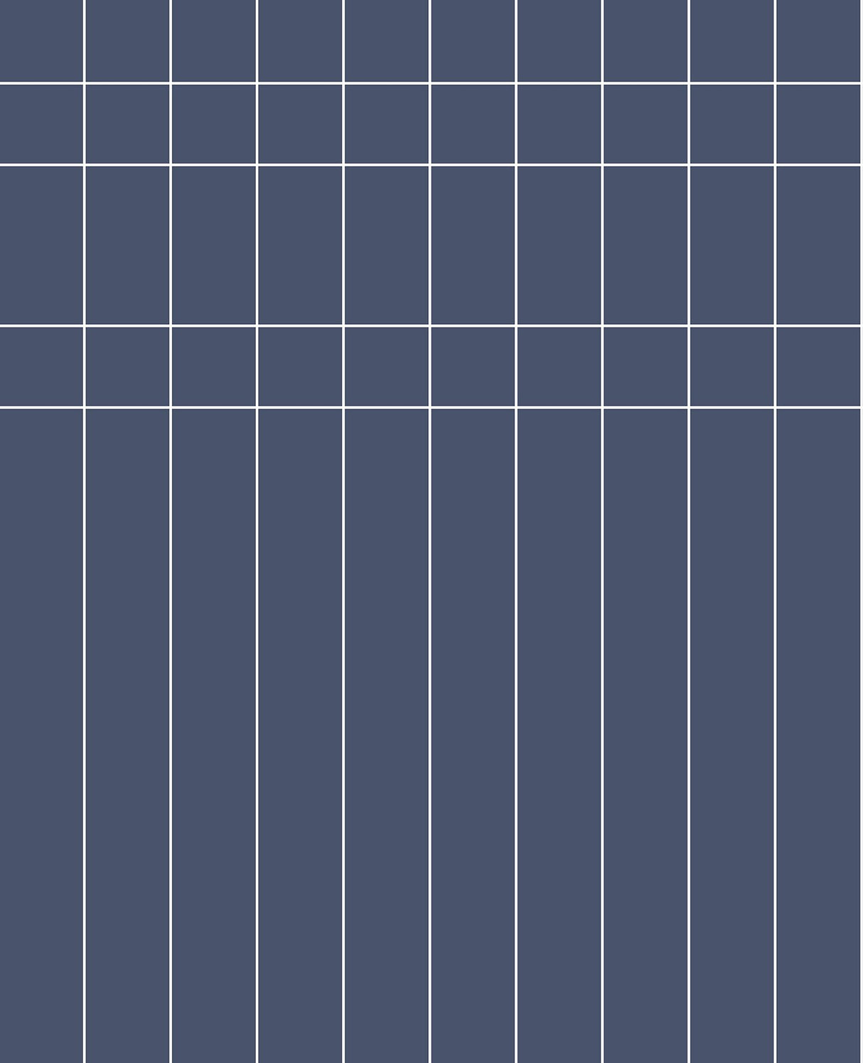 Linear Gridwork Navy Peel & Stick Non Woven Geometric Wallpaper - York PSW1510RL