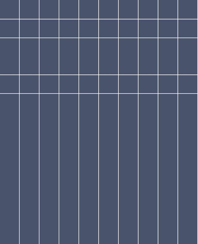 Linear Gridwork Navy Peel & Stick Non Woven Geometric Wallpaper - York PSW1510RL