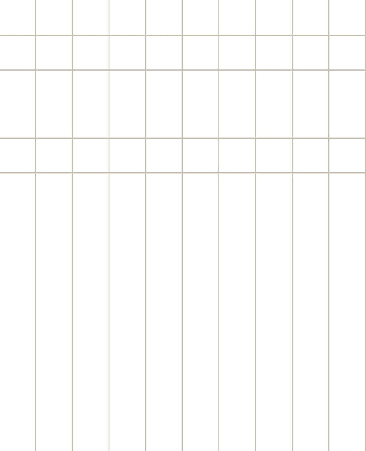 Linear Gridwork Linen on White Peel & Stick Wallpaper with Geometric Grid Pattern - York PSW1513RL