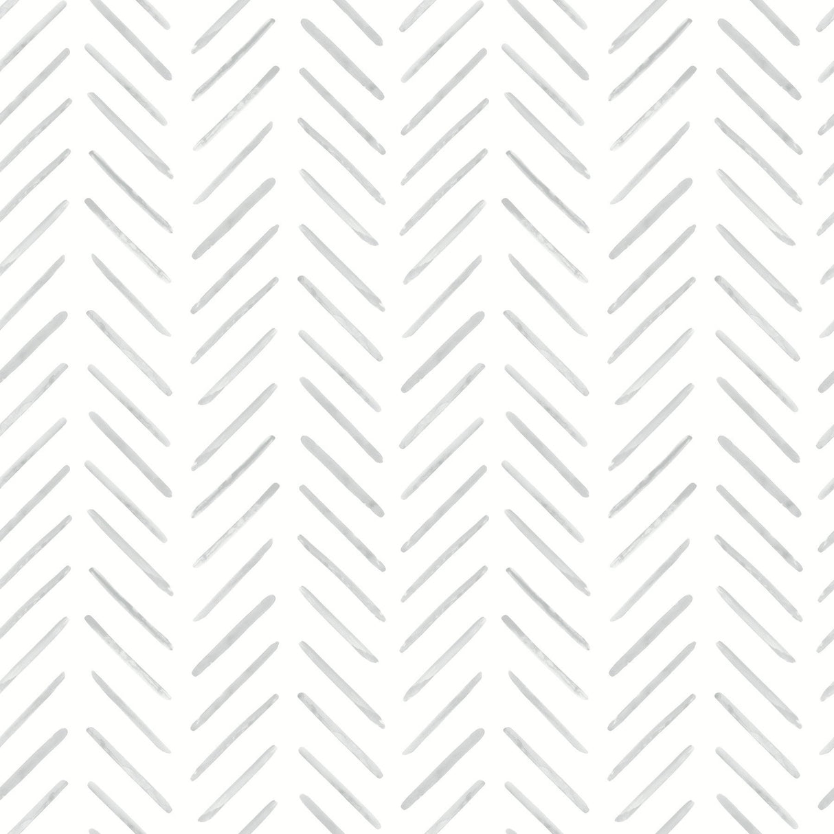 Painted Herringbone Fog Peel & Stick Wallpaper with Chevron & Houndstooth Motif - York PSW1527RL